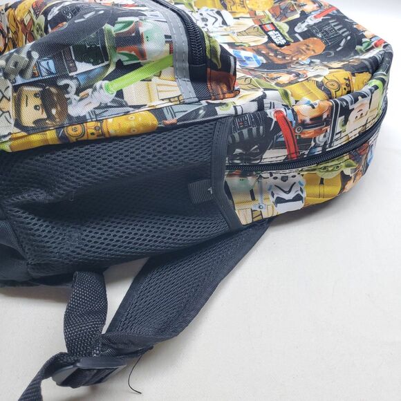 LEGO Star Wars Backpack 17″ x 12″ x 5″ Minifig Print School Travel Bag - Picture 3 of 7